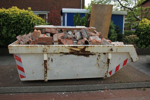 Professional team initiating house clearance in Tooting